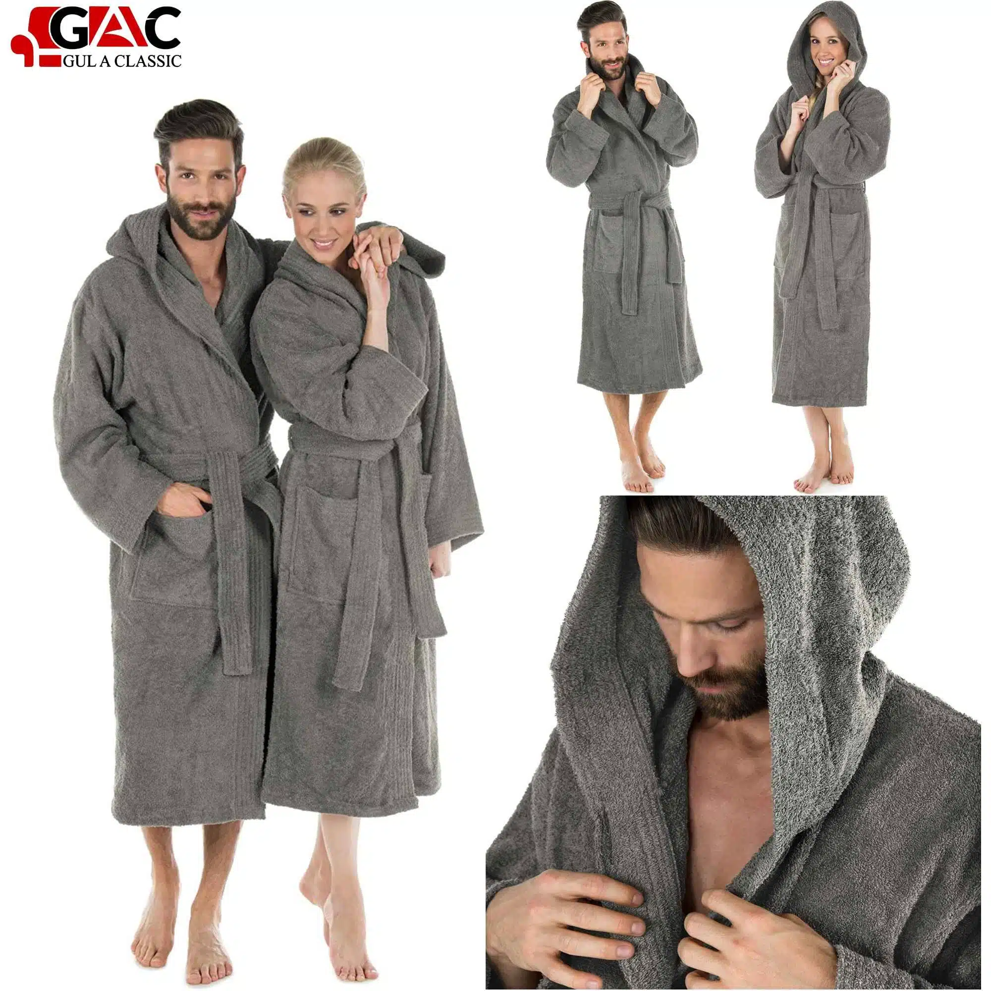 Bath robes and bath gowns for men and women for everyday use