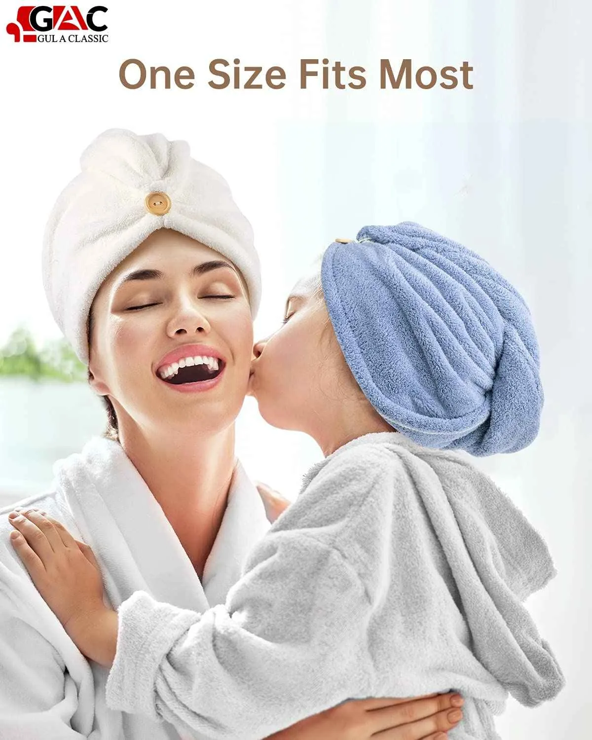 Cap Towel for quick hair drying and after shower use for women and girls turben towel gulaclassic (4)