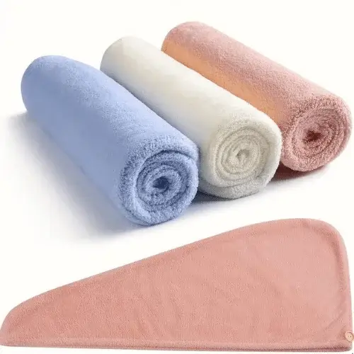 Cap towel for women 100 % cotton Micro fiber gul a classic description image (9)