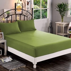 Fitted Bed Sheets- Navy Green