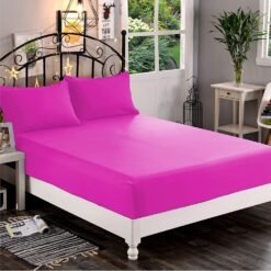 Fitted Bed Sheets- Pink