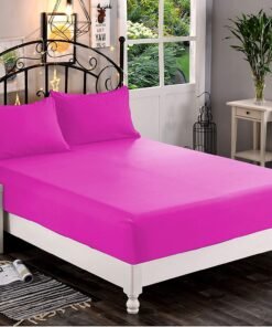 Fitted Bed Sheets- Pink