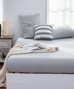 Fitted Bed Sheets- Silver Grey