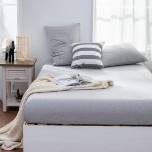Fitted Bed Sheets- Silver Grey