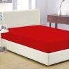 Fitted Bed Sheets- Red