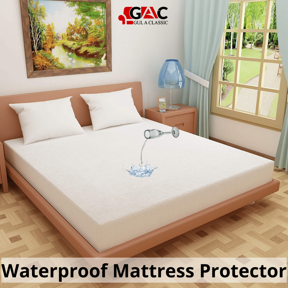 waterproof mattress cover for mattress protection from all kinds of spills and unwanted accidents