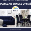 Bundle of 5 Seater Sofa Cover + 6 Dining Chair Covers