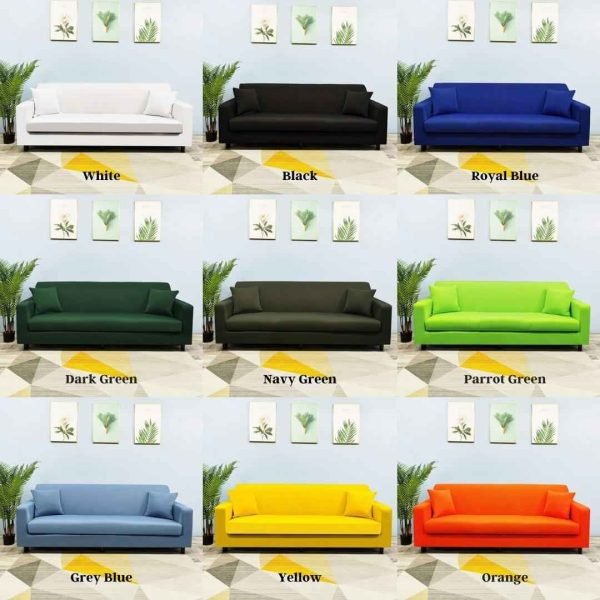 Jersey Sofa Cover Colors 1 to 9