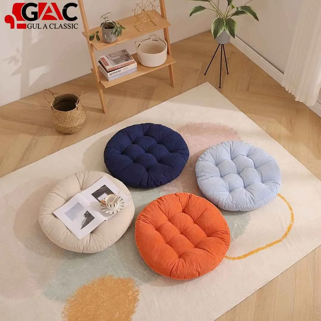 floor cushion covers throw pillows velvet solid colors tufted cushions for home and outdoor use sitting cushions and pillows (2)