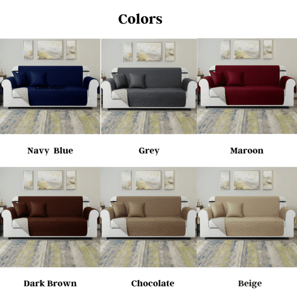 quilted sofa covers colors