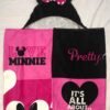 Kids Shower Wrap - Kids Hooded Towel Bath Towel minnie mouse