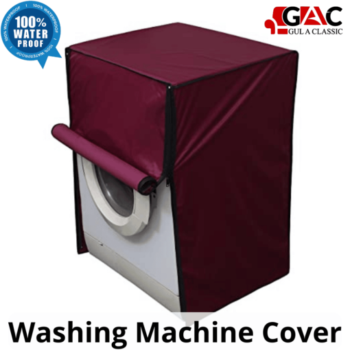 Front load washing machine cover for protection from dust dirt and sunlight