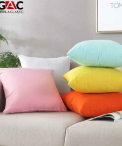 cushion covers for living room sofa sets throw pillows liviing room cushion covers solid colors Cotton Jersey zipper closure Stretchable Fabric (3)