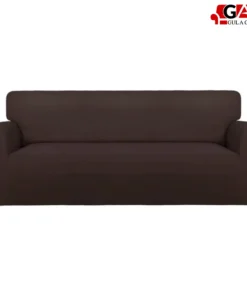 Jersey sofa covers for living room sofa in brown color