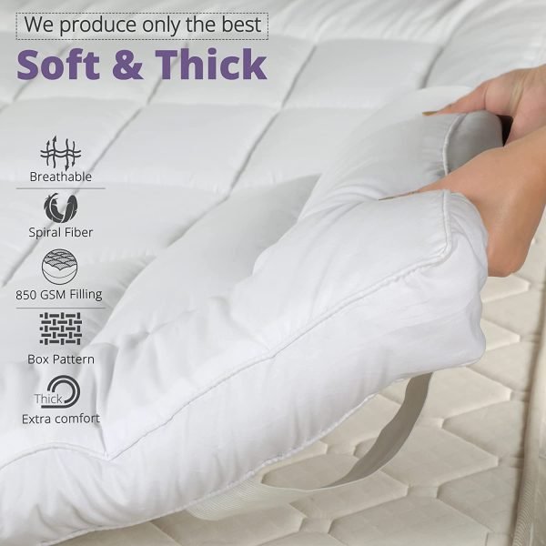 soft and comfortable mattress topper