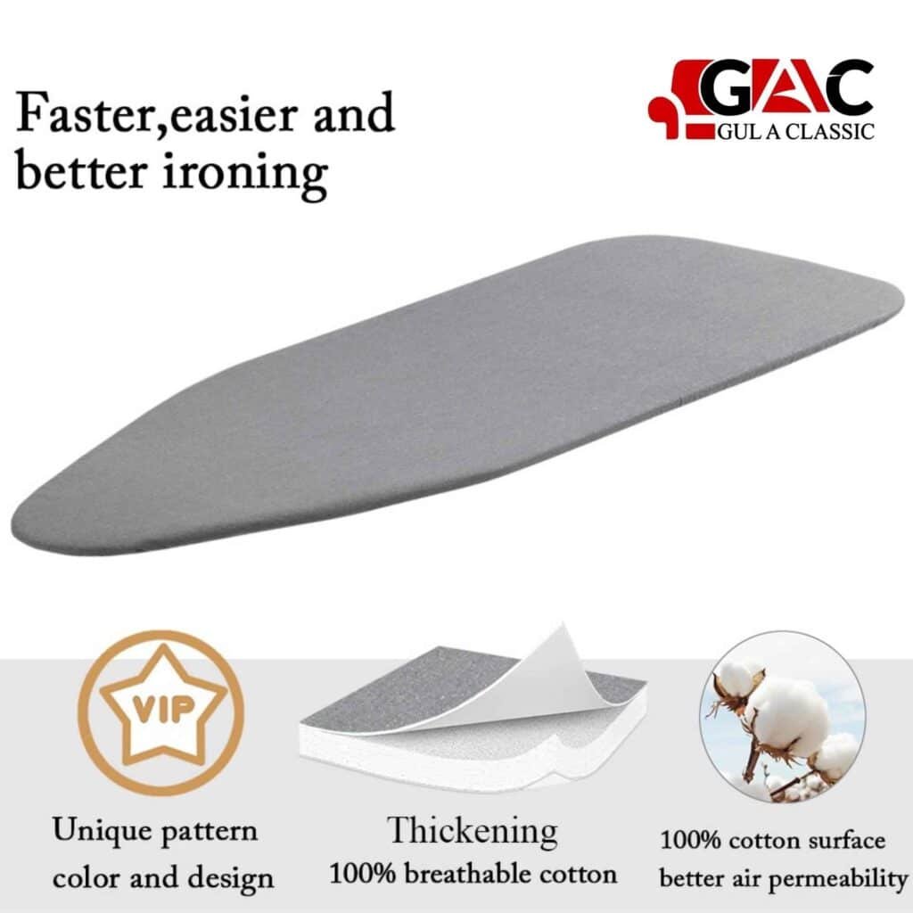 Gul A Classic Ironing Board Cover Thermo Reflect Universal Ironing Cover, Replacement Ironing Board Cover, Faster Ironing with Easy Fit Fastening (Quality)