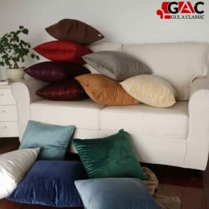 cushion covers for living room sofa sets throw pillows liviing room cushion covers solid colors velvet zipper closure (2)