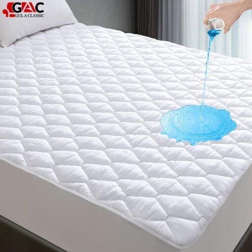 quilted mattress protector double bed