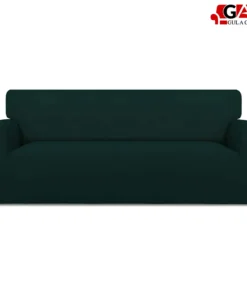 Jersey sofa covers for living room sofa in dark green color