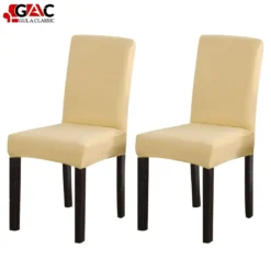 Dining-Chair-Covers-cotton-jersey-stretchable-solid-colors-for-dust-protection-camel (1)