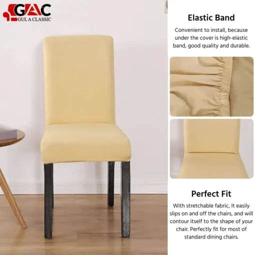 Dining-Chair-Covers-cotton-jersey-stretchable-solid-colors-for-dust-protection-camel (3)