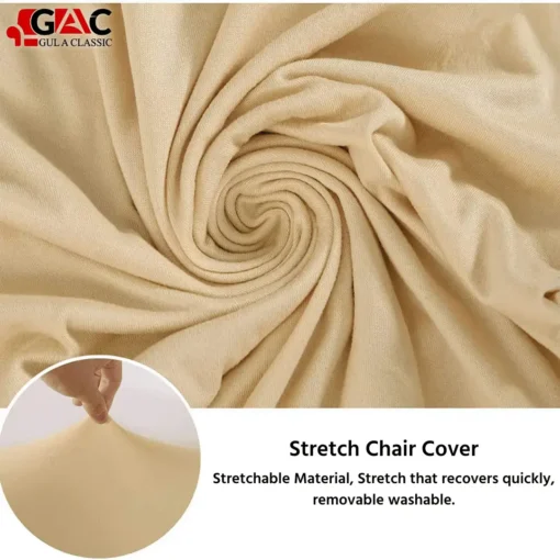 Dining-Chair-Covers-cotton-jersey-stretchable-solid-colors-for-dust-protection-camel (4)