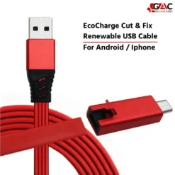 EcoCharge Cut & Fix Renewable USB Cable type - c and iphone (5)