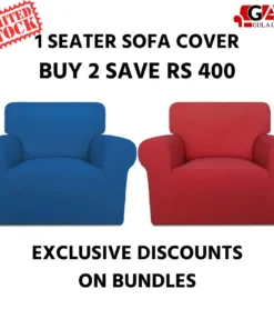 Sofa Covers for 1 Seater bundle offer buy 2 pieces of 1 seater sofa cover and save rs 400 exclusive discount gulaclassic