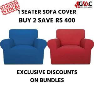 Sofa Covers for 1 Seater bundle offer buy 2 pieces of 1 seater sofa cover and save rs 400 exclusive discount gulaclassic