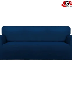 Jersey sofa covers for living room sofa in navy blue color