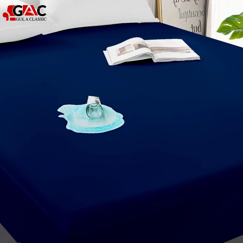 Waterproof Mattress Cover for King, Queen, and Single Mattress Blue