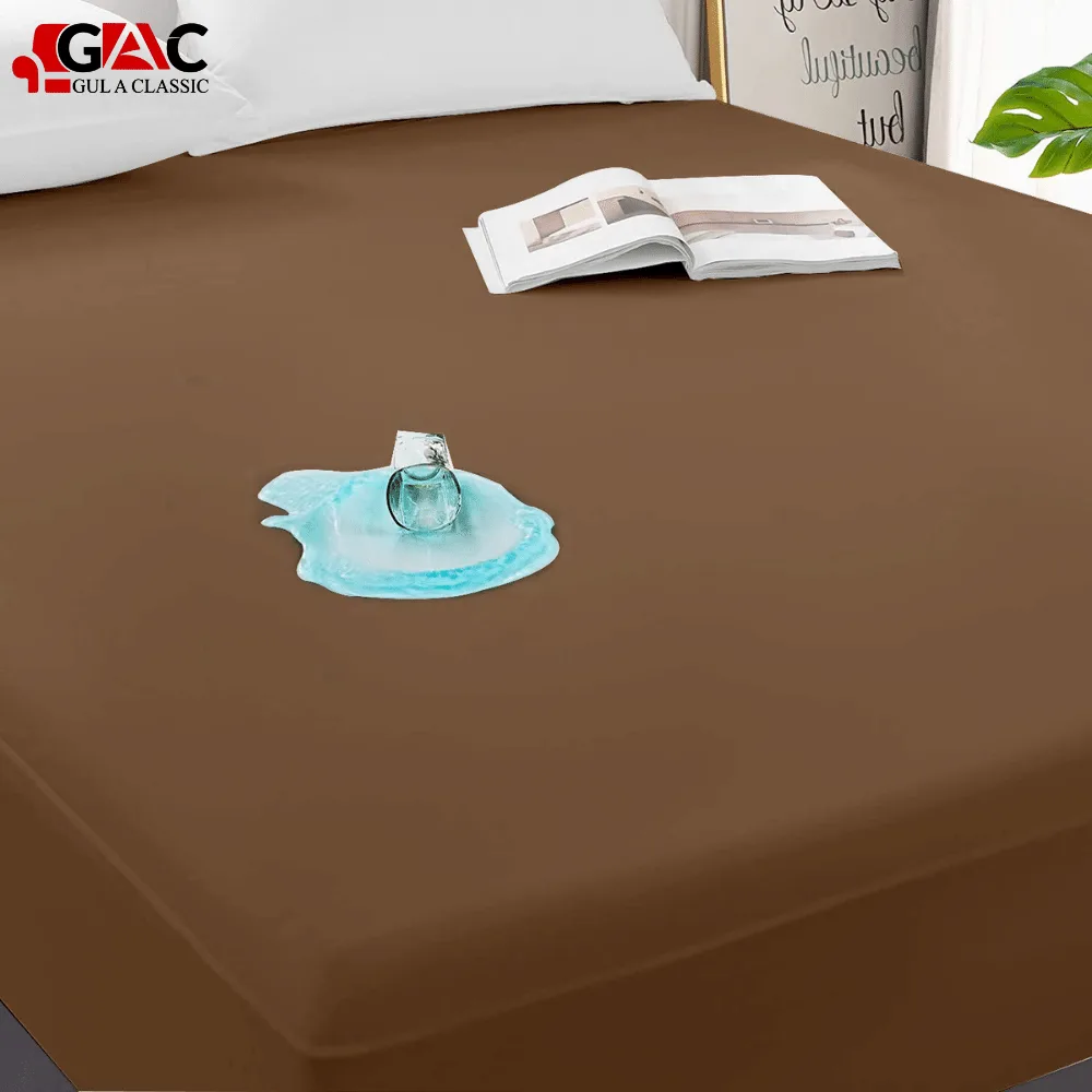 Waterproof Mattress Cover for King, Queen, and Single Mattress Chocolate