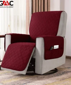 Recliner Sofa Covers For Living Room And Lounge In Maroon Color