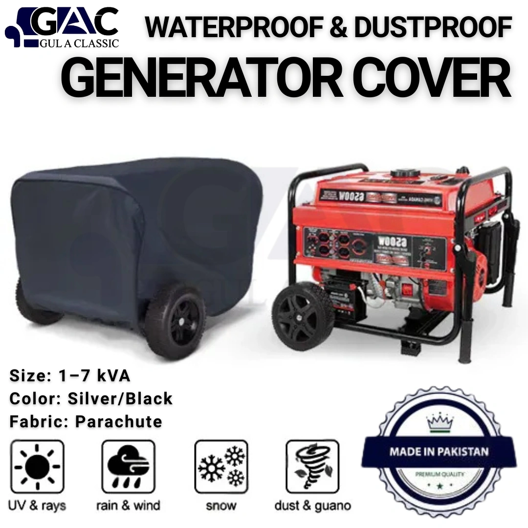 Waterproof Generator Cover Black