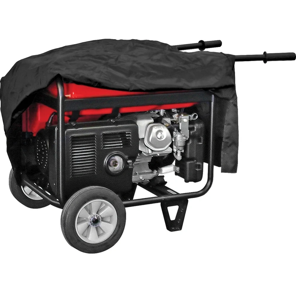 Generator covered with waterproof cover