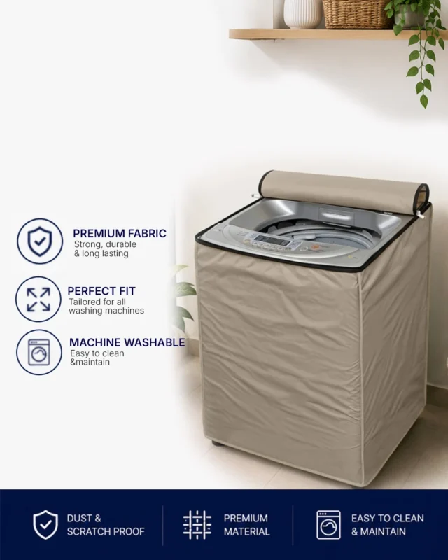 Gul A Classic automatic top load waterproof washing machine cover displayed on a smartphone optimized vertical mobile banner.