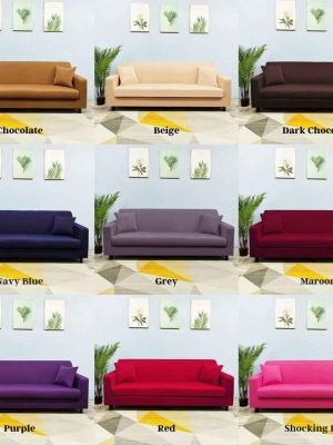 Jersey Sofa Cover Colors 10 to 18